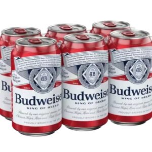 *Budweiser 6pk 12oz Cans