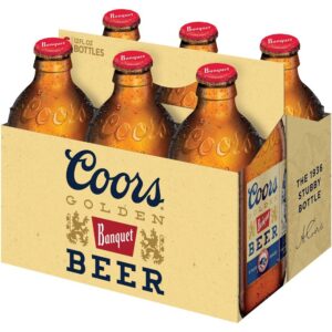 *Coors Banquet Stubby 6pk 12oz Bottles